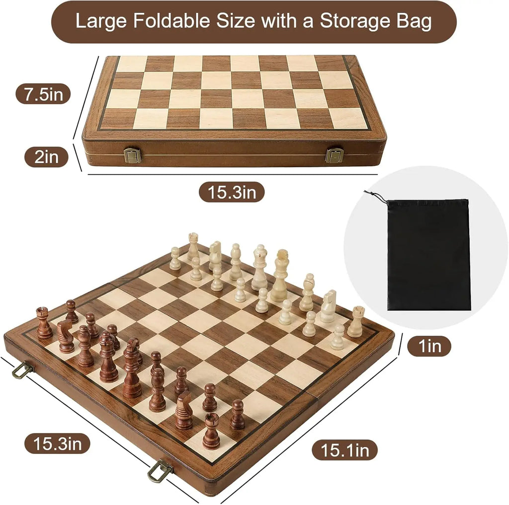 Magnetic Wooden Chess