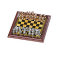 A Set Of Metal Chess miniature