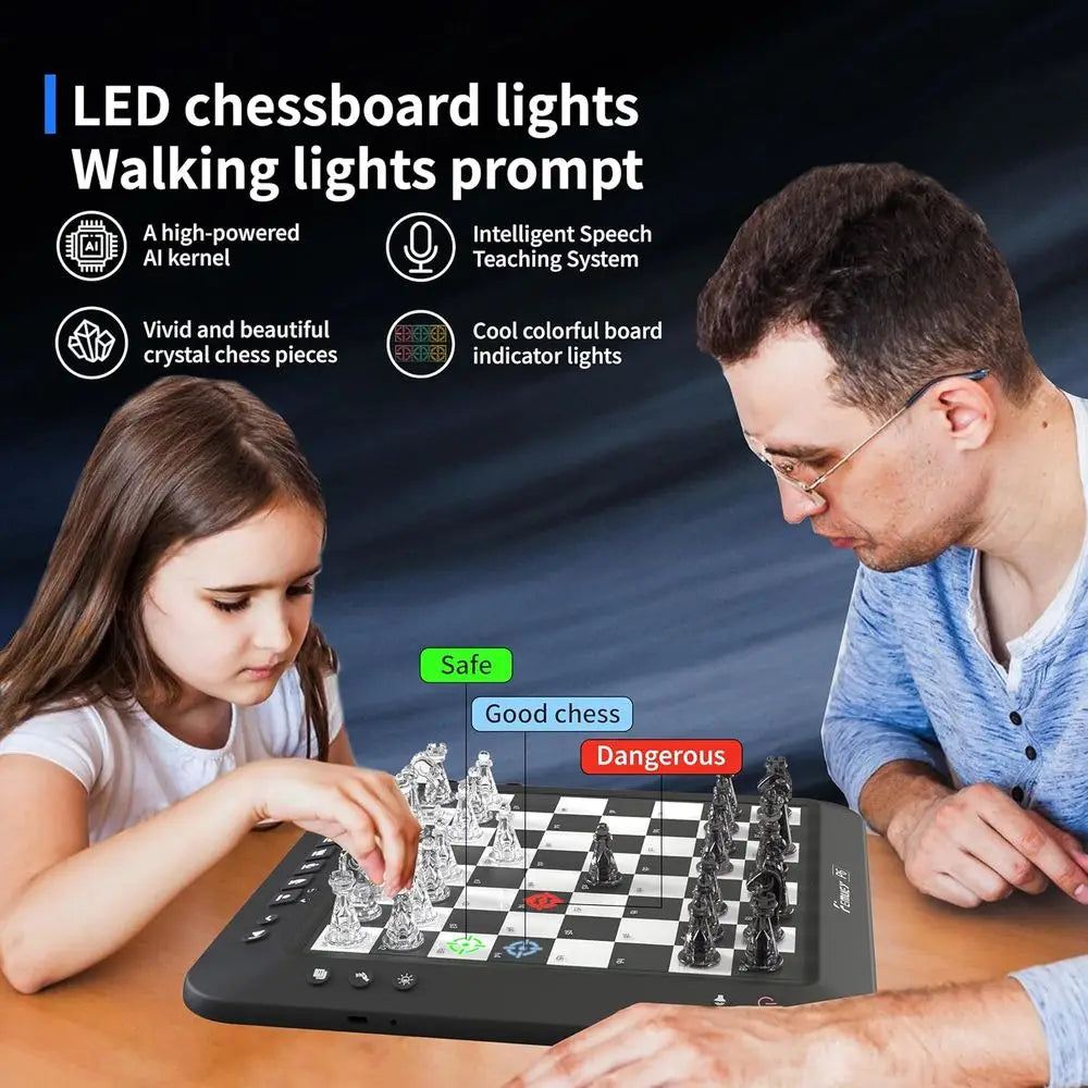 Portable LED Chess Board