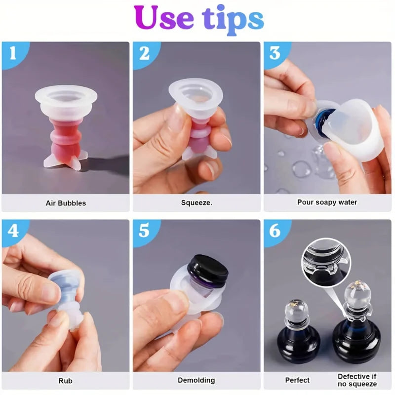 Chess Set with Silicone Molds - DIY Craft Kit for Board Games