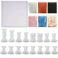 Chess Set with Silicone Molds - DIY Craft Kit for Board Games