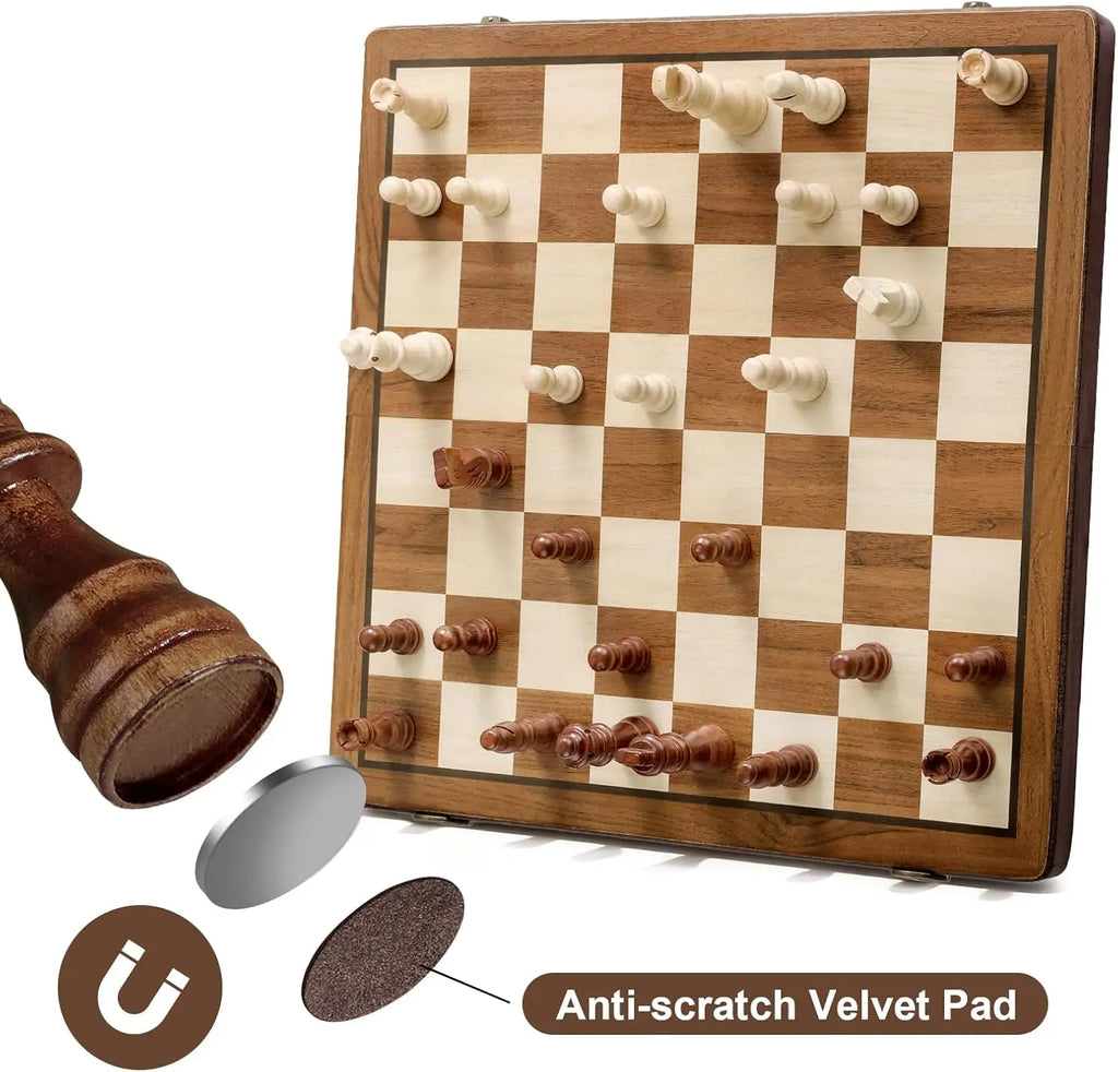 Magnetic Wooden Chess