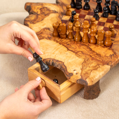 Olive Wood Chess