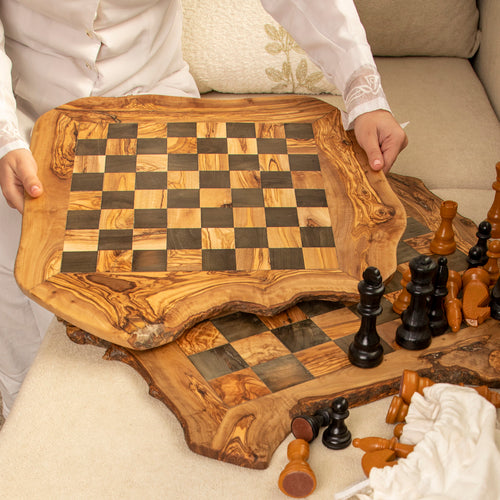 Handmade Olive Wood Chess