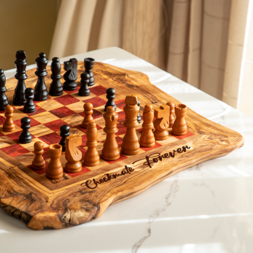 Olive Wood Chess