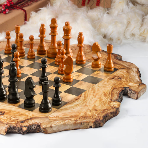 Handcrafted Olive Wood Chess