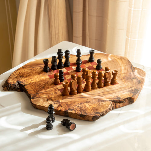 Olive Wood Chess