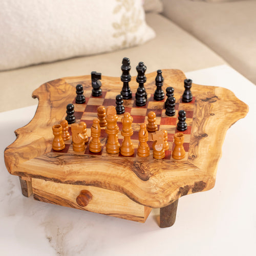 Olive Wood Chess