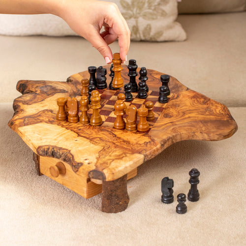 Olive Wood Chess