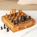 Handcrafted Olive Wood Chess