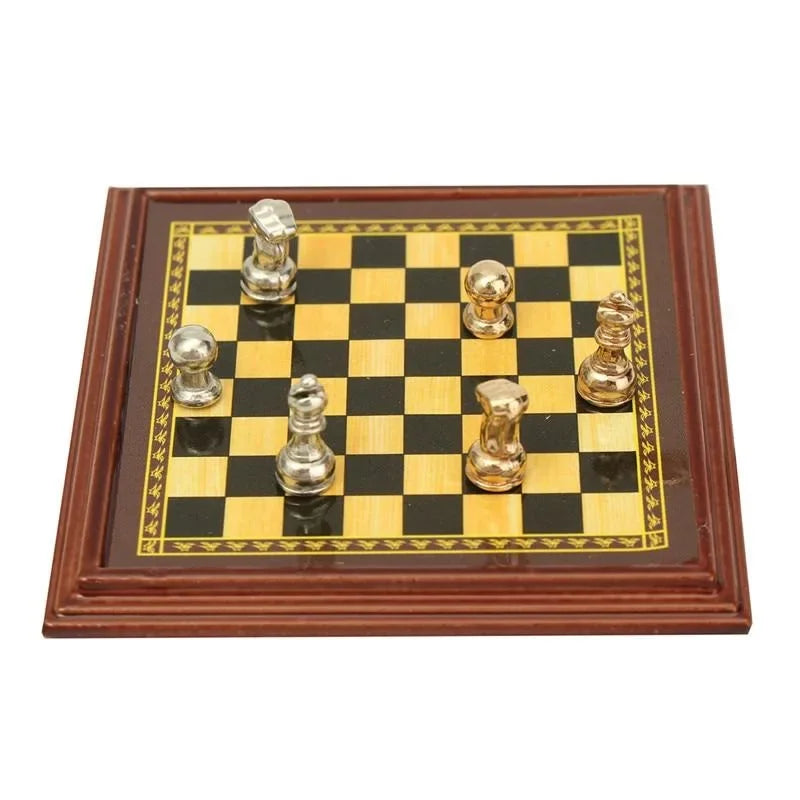 Miniature Metal Chess