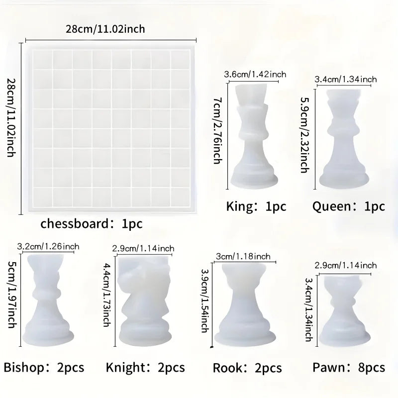 Chessboard, 3DChess Resin
