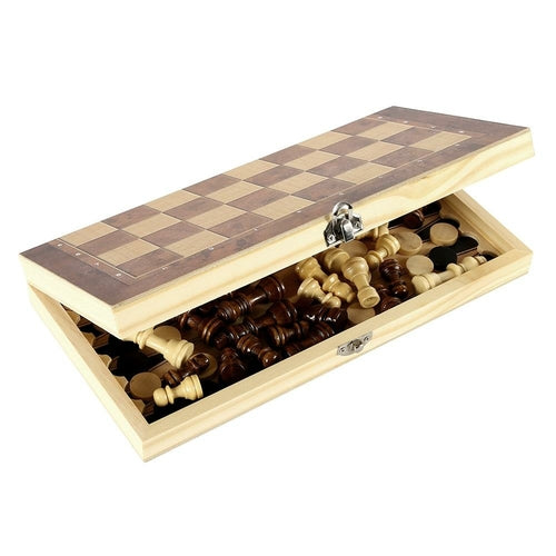 Foldable Wooden Chess