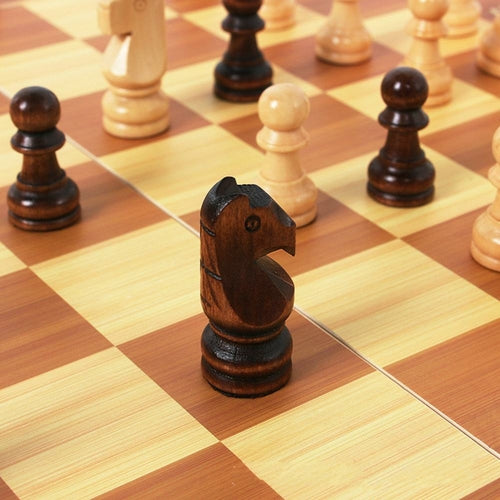 Foldable Wooden Chess