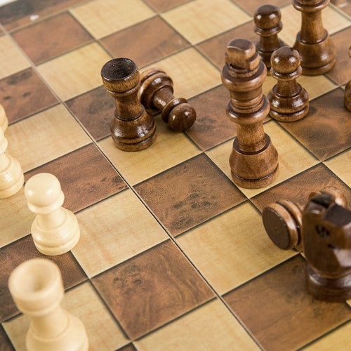 Foldable Wooden Chess